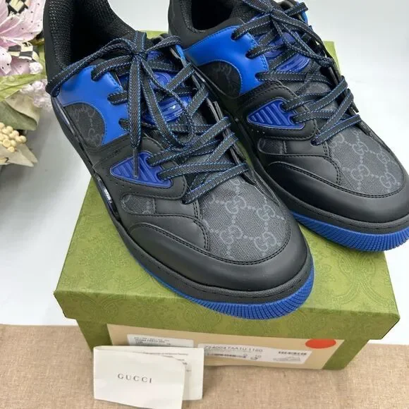 Men’s Gucci, limited edition basket sneakers, size 10 made in Italy - Picture 2 of 11